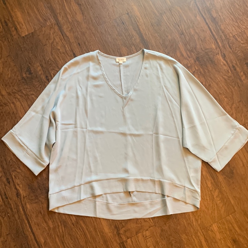 Blue/Gray Blouse